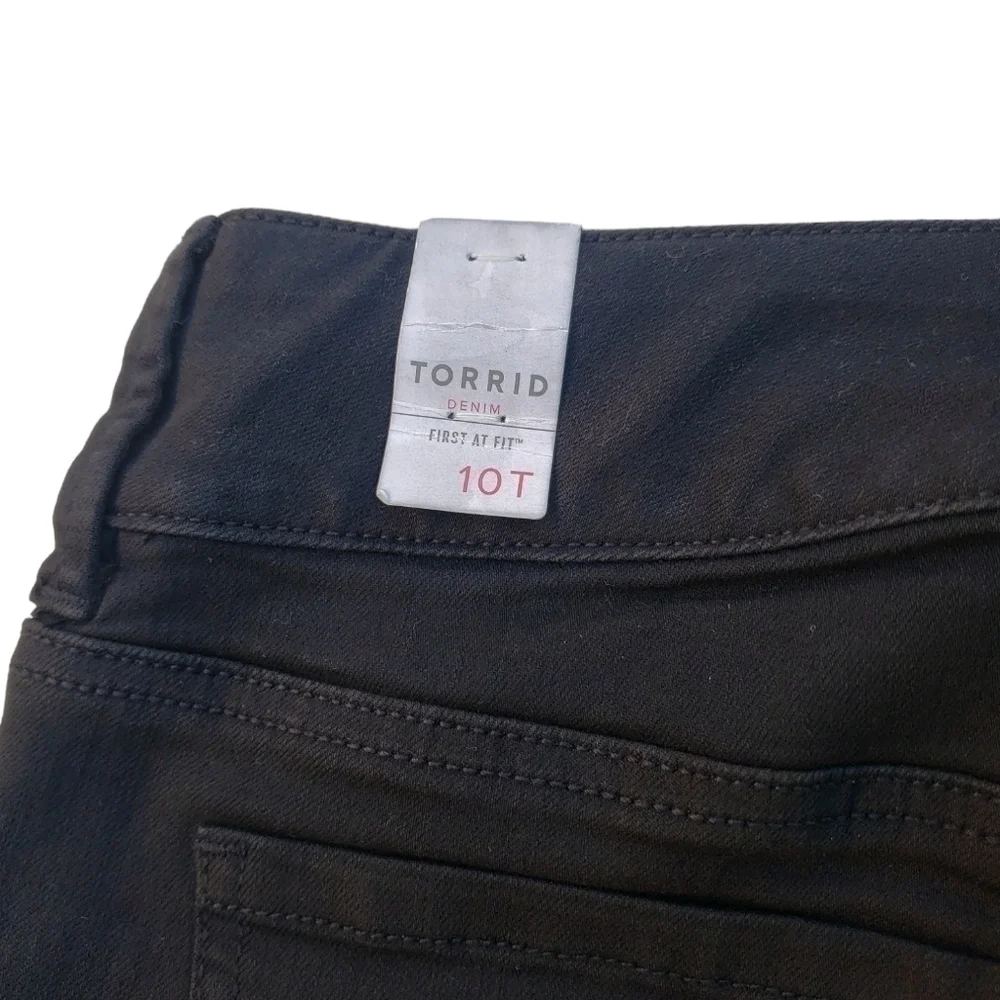 NWT Torrid Womens Black Denim Jegging Jeans Size 10T